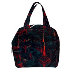 A Dark City Vector Boxy Hand Bag by Proyonanggan