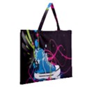 Sneakers Shoes Patterns Bright Zipper Large Tote Bag View2