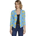 Rubber duck pattern Women s Casual 3/4 Sleeve Spring Jacket View1