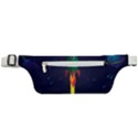 Rocket Halftone Astrology Astronaut Active Waist Bag View1