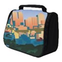 City Buildings Urban Dawn Full Print Travel Pouch (Small) View1