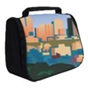 City Buildings Urban Dawn Full Print Travel Pouch (Small) View2