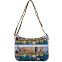 City Buildings Urban Dawn Zip Up Shoulder Bag View3