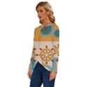 Nautical Elements Collection Long Sleeve Crew Neck Pullover Top View2