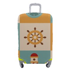 Nautical Elements Collection Luggage Cover (small)