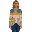 Nautical Elements Collection Long Sleeve Crew Neck Pullover Top View1