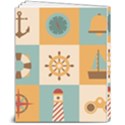 Nautical Elements Collection 8  x 10  Softcover Notebook View2