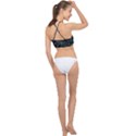 Math Linear Mathematics Education Circle Background Halter Bikini Top View2