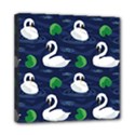 Swan Pattern Elegant Design Mini Canvas 8  x 8  (Stretched) View1
