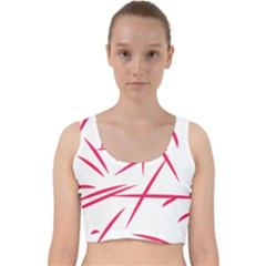 Hijibizi-1-01 Velvet Racer Back Crop Top