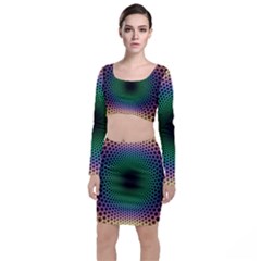 Abstract Patterns Top And Skirt Sets