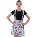 Sea Creature Themed Artwork Underwater Background Pictures Velvet Suspender Skater Skirt View1