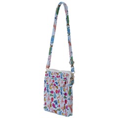 Sea Creature Themed Artwork Underwater Background Pictures Multi Function Travel Bag