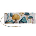 Mushroom Forest Fantasy Flower Nature Roll Up Canvas Pencil Holder (M) View1