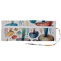 Mushroom Forest Fantasy Flower Nature Roll Up Canvas Pencil Holder (M) View2