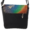 Abstract Art Psychedelic Arts Experimental Flap Closure Messenger Bag (S) View1