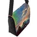 Abstract Art Psychedelic Arts Experimental Flap Closure Messenger Bag (S) View2