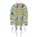Autumn Seamless Background Leaves Wallpaper Texture Zip Bottom Backpack View3