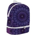 Shape Geometric Symmetrical Symmetry Wallpaper Zip Bottom Backpack View2