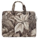 Plant Leaves Pattern MacBook Pro 16  Double Pocket Laptop Bag  View1