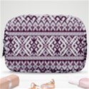 Illustration Ukrainian Folk Seamless Pattern Ornament Make Up Pouch (Small) View1