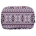 Illustration Ukrainian Folk Seamless Pattern Ornament Make Up Pouch (Small) View2