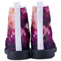 Pink Flower Men s High-Top Canvas Sneakers View4