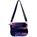 Lake Mountain Night Sea Flower Nature Saddle Handbag View3