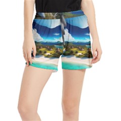 Beach Island Nature Women s Runner Shorts