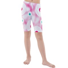 Wallpaper Pink Kids  Mid Length Swim Shorts