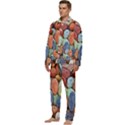 Stones Men s Long Sleeve Velvet Pocket Pajamas Set View3