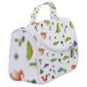 Vector Baby Dino Seamless Pattern Satchel Handbag View2