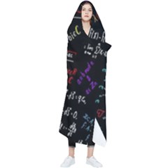 Mathematics  Physics Maths Math Pattern Wearable Blanket