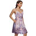 Cosmic Egg Sacred Geometry Art V-Neck Pocket Summer Dress  View2