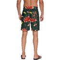 Background Vintage Japanese Design Men s Beach Shorts View4