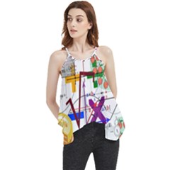 Mathematics Formula Physics School Flowy Camisole Tank Top