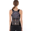 Chartres Cathedral Notre Dame De Paris Stained Glass Women s Basic Tank Top View2
