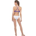 Pattern Chevron Zigzag Background High Neck Bikini Top View2