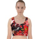 Carlos Sainz Velvet Racer Back Crop Top View1