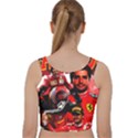 Carlos Sainz Velvet Racer Back Crop Top View2