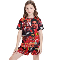 Carlos Sainz Kids  Tee And Sports Shorts Set
