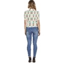 Cute boba Puffed Short Sleeve Button Up Jacket View4