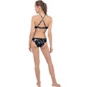 Mazipoodles Neuro Art - Black White High Neck Bikini Set View2
