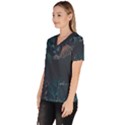 Chrome Image 10 Aug 2023 15 52 19 Gmt+05 30 Women s V-Neck Scrub Top View2