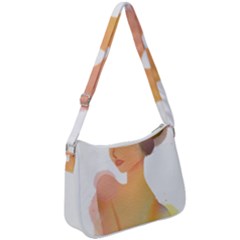 Lady Zip Up Shoulder Bag