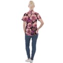 Plum Blossom Blossom Women s Short Sleeve Pocket Shirt View2