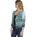 Mountains Wall Print Boho Art Women s Casual 3/4 Sleeve Spring Jacket View2