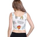 Abstract Fashion Background Suitable Fabric Printing Crop Top View3