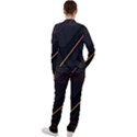 Gradient-geometric-shapes-dark-background Casual Jacket and Pants Set View2