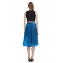 Abstract-classic-blue-background A-Line Full Circle Midi Skirt With Pocket View4